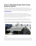 Fixed Vs. Retractable Awnings: Which Canopy Should You Opt For? PowerPoint PPT Presentation