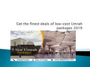 Have The Most Affordable Umrah Deals: