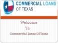 Commercial Land Financing Texas PowerPoint PPT Presentation