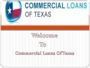Commercial Land Financing Texas