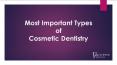 Most Important Types of Cosmetic Dentistry PowerPoint PPT Presentation