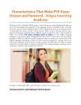 Characteristics That Make PTE Exam Unique And Favoured - Avigna Learning Academy PowerPoint PPT Presentation