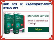 HOE LOS IK KASPERSKY-FOUT 27300 OP?