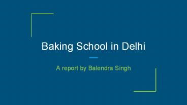 Baking School in Delhi (2)