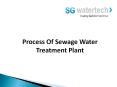Sewage Water Treatment Plant Process PowerPoint PPT Presentation