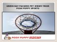 GREEN BAY PACKERS PET JERSEY FROM POSH PUPPY SPORTS PowerPoint PPT Presentation