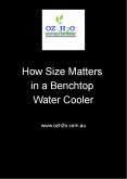 How Size Matters in a Benchtop Water Cooler – OZH2O PowerPoint PPT Presentation