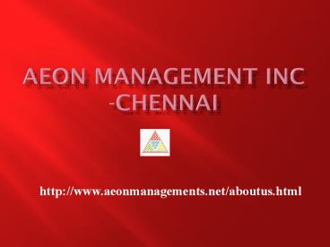 Aeon Management Inc (((Chennai))) Reviews 