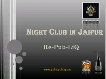 Night club in jaipur