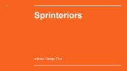 Sprinteriors - India's #1 Interior Designing Firm
