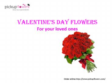 Valentines-day 2019 Flower Ideas | PickupFlowers