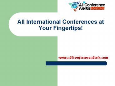 conference alerts