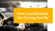 How Unpredictable Car Driving Can Be? (1)