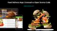 Food delivery app: Licensed vs open source code PowerPoint PPT Presentation