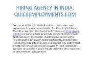 Hiring agency in India 2019