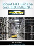 Boom Lift Rental San Bernardino|westcoastequipment.us|1-9512562040 PowerPoint PPT Presentation
