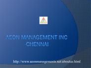 Aeon Management Inc Chennai Reviews Velachery