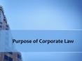 Purpose Of Corporate Law PowerPoint PPT Presentation