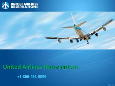 United Airlines Reservations | United Airlines Deals
