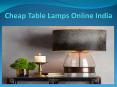 cheap table lamps online india