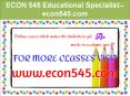 ECON 545 Educational Specialist--econ545.com PowerPoint PPT Presentation