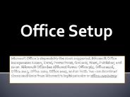 Office.com/setup – Office Antivirus Setup