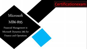 MB6-895 Dumps Questions