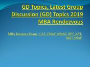 group discussion topics