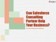 Can Salesforce Consulting Partner help your Business? PowerPoint PPT Presentation