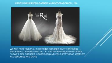 Best Wedding Dress Manufacturer