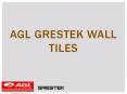 AGL Grestek wall tiles PowerPoint PPT Presentation