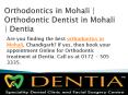 Orthodontics in Mohali | Orthodontic Dentist in Mohali | Dentia PowerPoint PPT Presentation