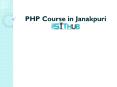 PHP Training in Dwarka | PHP Institute in Uttam Nagar | SIT Hub PowerPoint PPT Presentation
