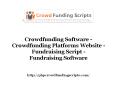 Crowdfunding Platforms Website - Fundraising Script PowerPoint PPT Presentation