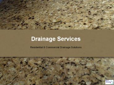24x7 Emergency Drain Services