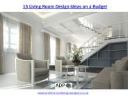 Living Room Design Ideas on a Budget