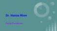 Dr. Hanna Rhee - A Wonderful Doctor PowerPoint PPT Presentation