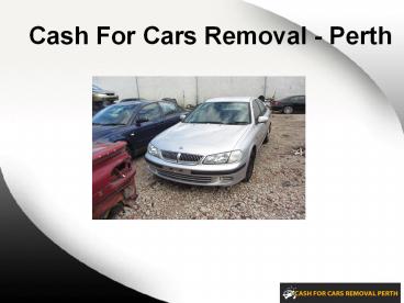 Vehicle Recycling - Cash For Cars Removal Perth
