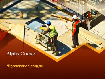 Alpha Crane Services
