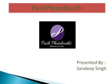 Birthday Photo Booth