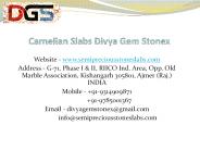 Carnelian Slabs Divya Gem Stonex