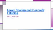 Concrete Flooring Finishing Services near Gold Coast