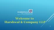 Financial Statement Audit Services - Harshwal & Company LLP