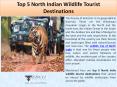 Top 5 North Indian Wildlife Tourist Destinations PowerPoint PPT Presentation