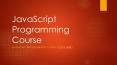JavaScript Programming Course (2) PowerPoint PPT Presentation
