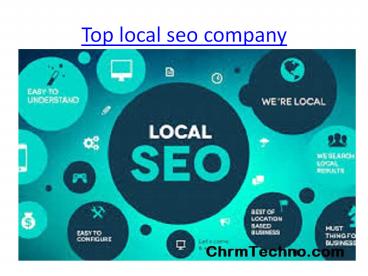 Top local seo company