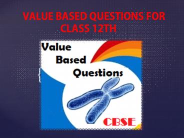 Value Based Questions Image PPT – Value Based Questions PowerPoint presentation | free to download ...