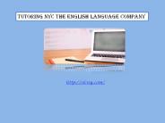 Tutoring NYC The English Language Company