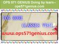OPS 571 GENIUS Doing by learn--ops571genius.com PowerPoint PPT Presentation