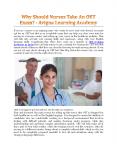 Why Should Nurses Take An OET Exam? - Avigna Learning Academy PowerPoint PPT Presentation